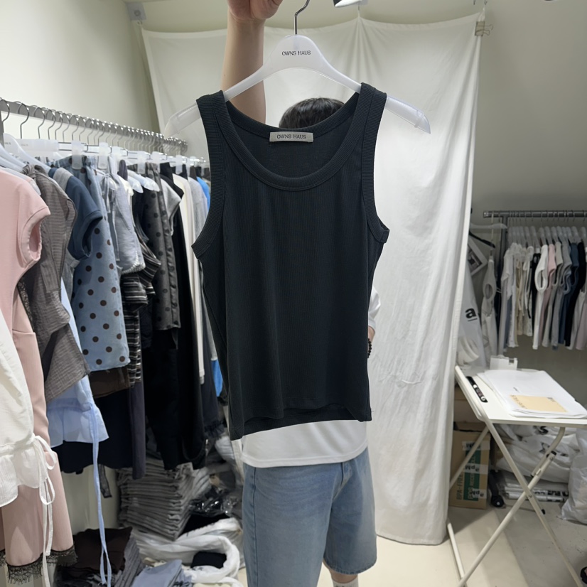 OWNS韓國東大門代購女裝新品職業時尚休閑熱賣26春夏吊帶背心OWNS HAUS吊帶/背心圖色6