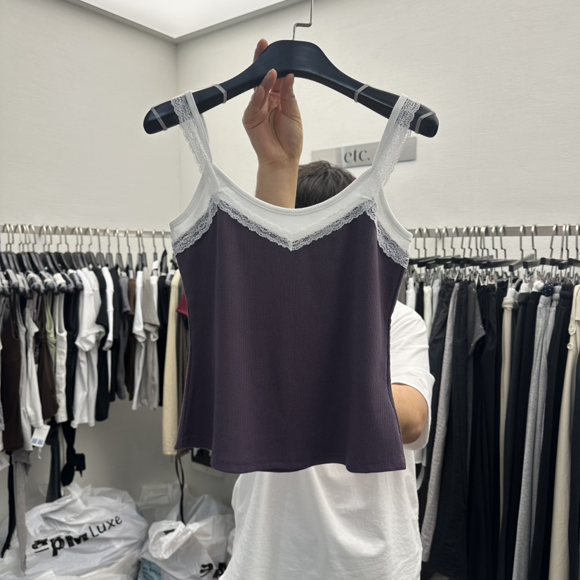 MOANA/ETC韓國直郵實拍女裝新款人氣26春夏職業吊帶背心MOANA/ETC吊帶/背心圖色1