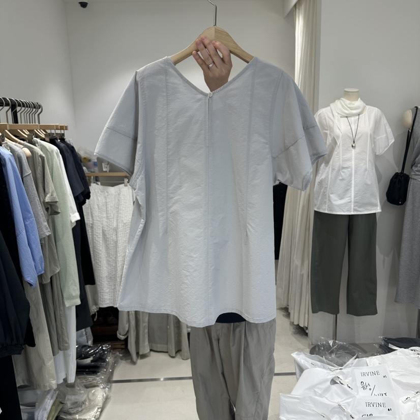 IRVINE韓國東大門代購女裝新品26春夏休閑推薦襯衫蕾絲衫IRVINE襯衫/蕾絲衫