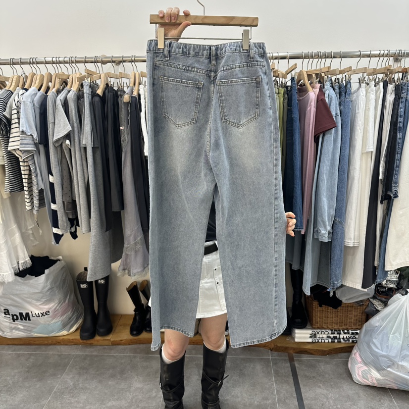 DELIGHT-L韓國直郵實拍女裝新品26春夏推薦時尚牛仔褲喇叭DELIGHT-L牛仔褲