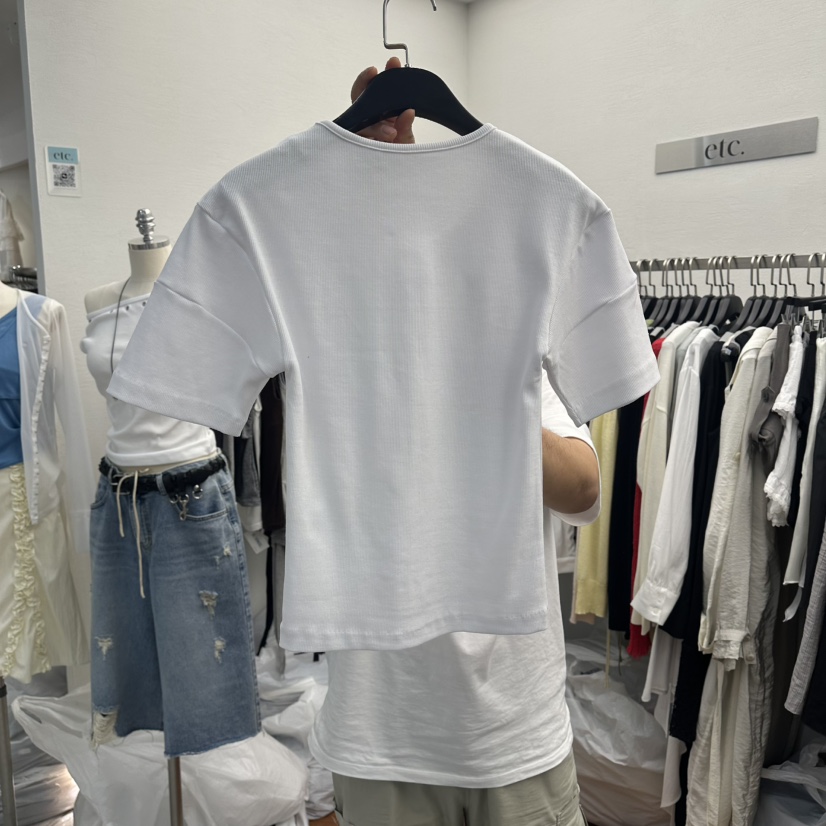 MOANA/ETC韓國直郵女士新款26春夏休閑熱賣時尚推薦T恤棉質MOANA/ETCT恤