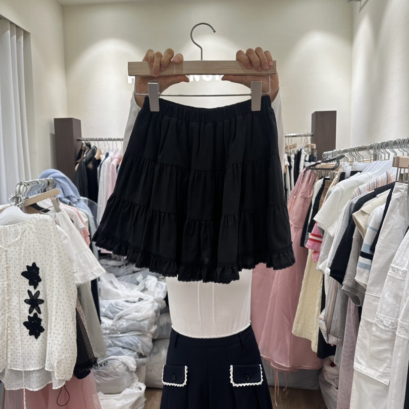 HANSUNGHYUN韓國直郵女裝新款時尚職業熱賣26春夏裙褲蕾絲HANSUNGHYUN裙褲圖色2