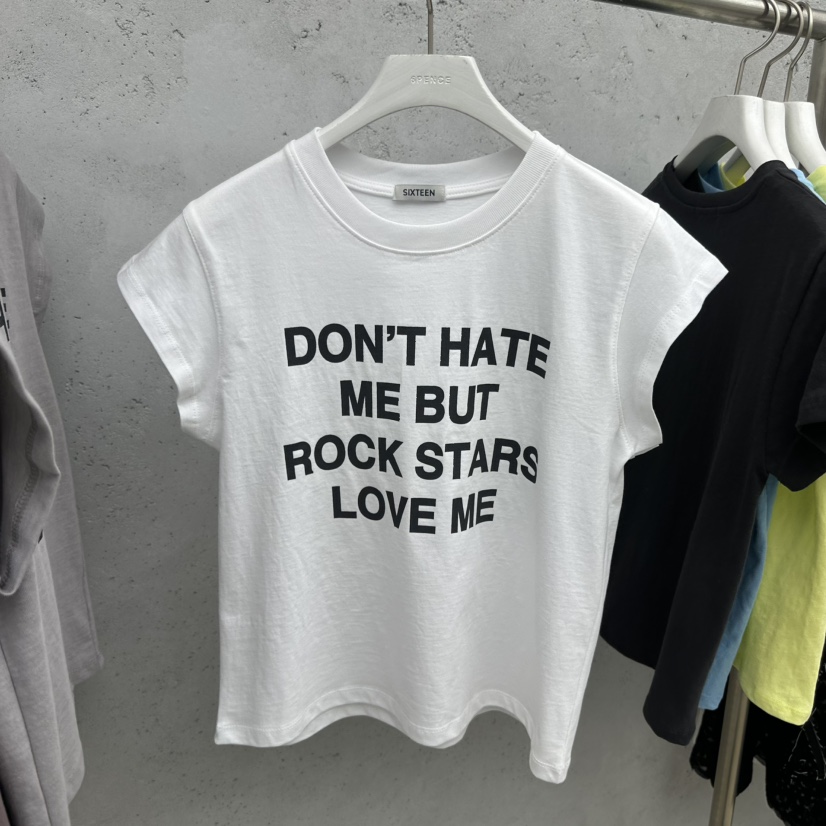 SIXTEEN韓國直郵女裝新品時尚26春夏休閑熱賣人氣推薦T恤SIXTEENT恤圖色1