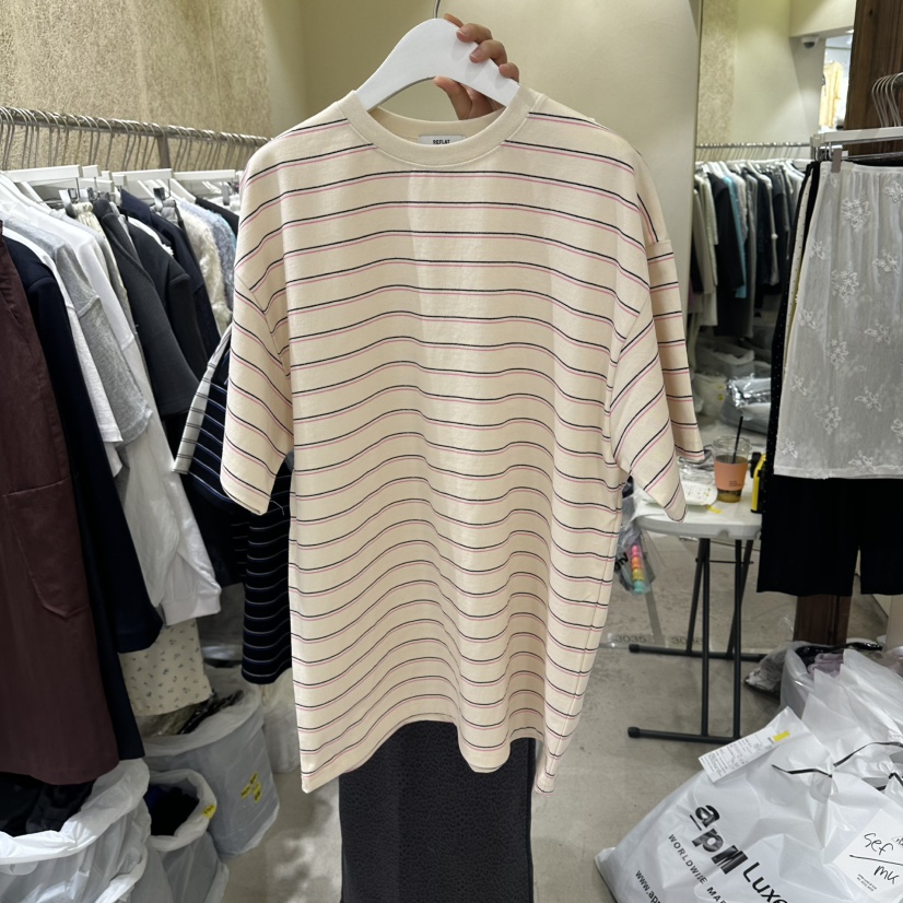 REFLAT韓國東大門直郵女裝新品職業熱賣26春夏推薦時尚T恤REFLATT恤圖色2