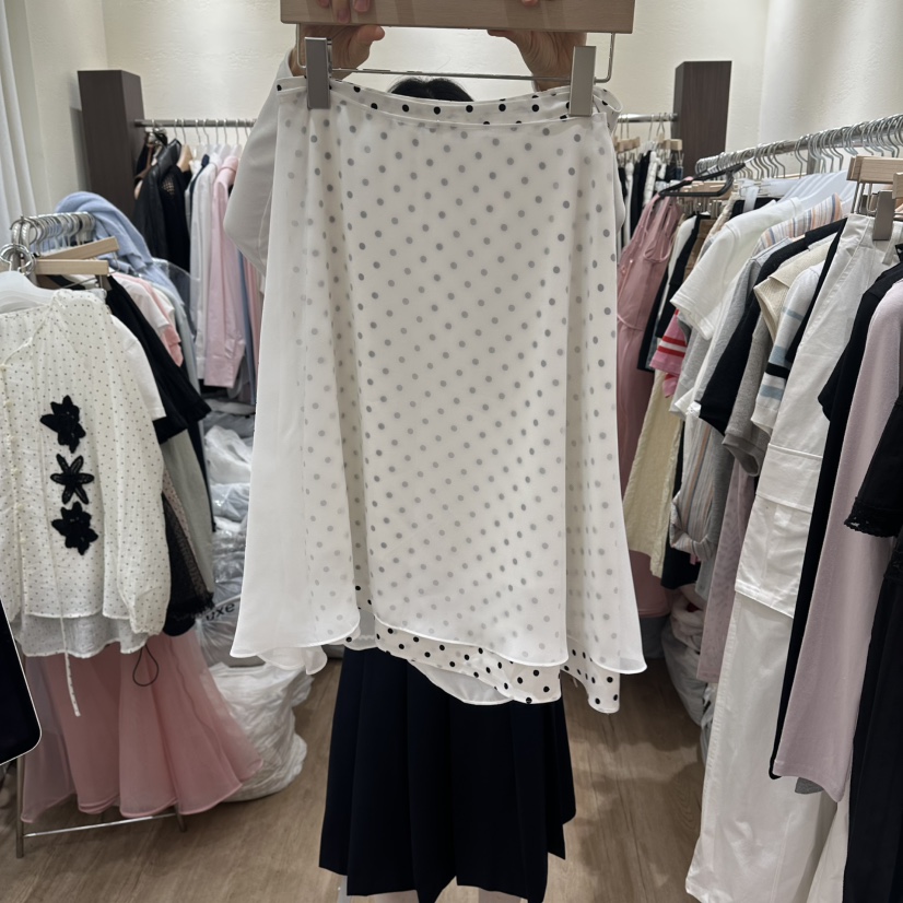 HANSUNGHYUN韓國直郵女裝新品推薦時尚職業半身裙中短裙雪紡HANSUNGHYUN半身裙/中短裙