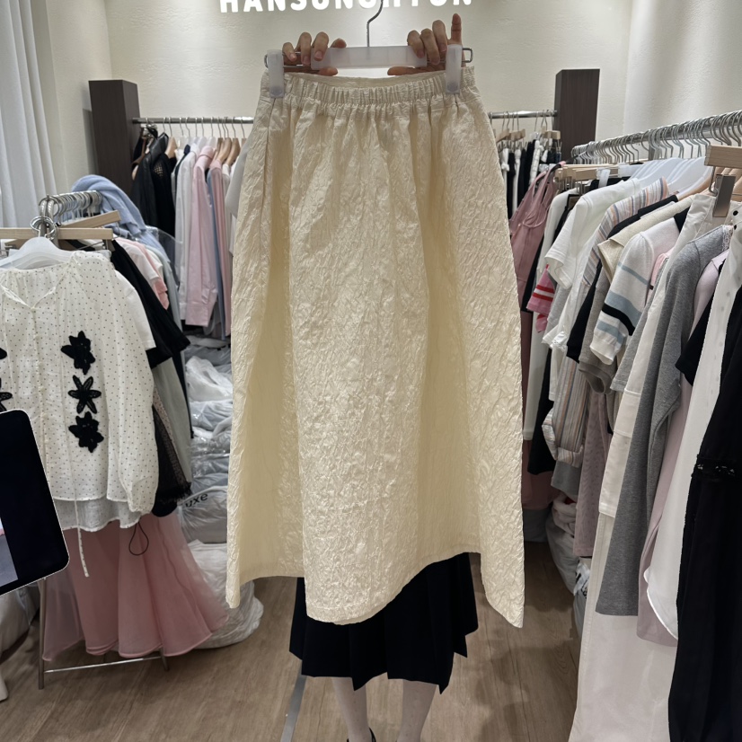 HANSUNGHYUN韓國直郵實拍女裝新款熱賣推薦時尚職業長裙提花HANSUNGHYUN長裙