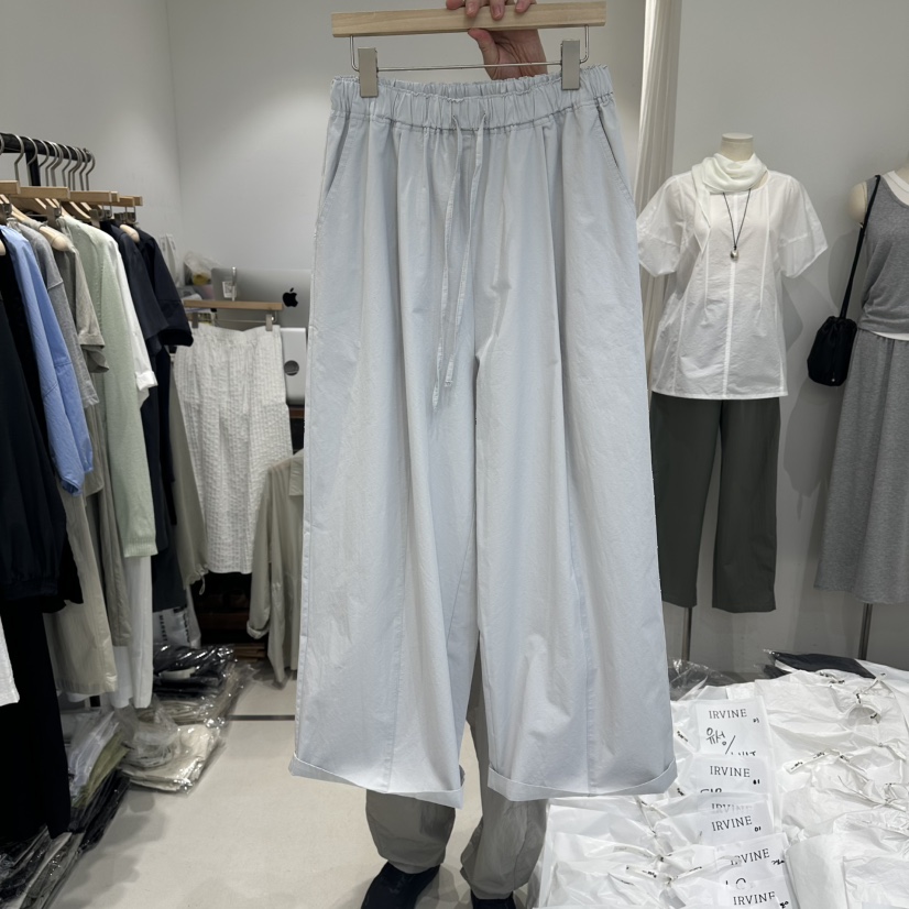 IRVINE韓國直郵女士新品26春夏職業休閑人氣時尚熱賣休閑褲IRVINE休閑褲圖色1