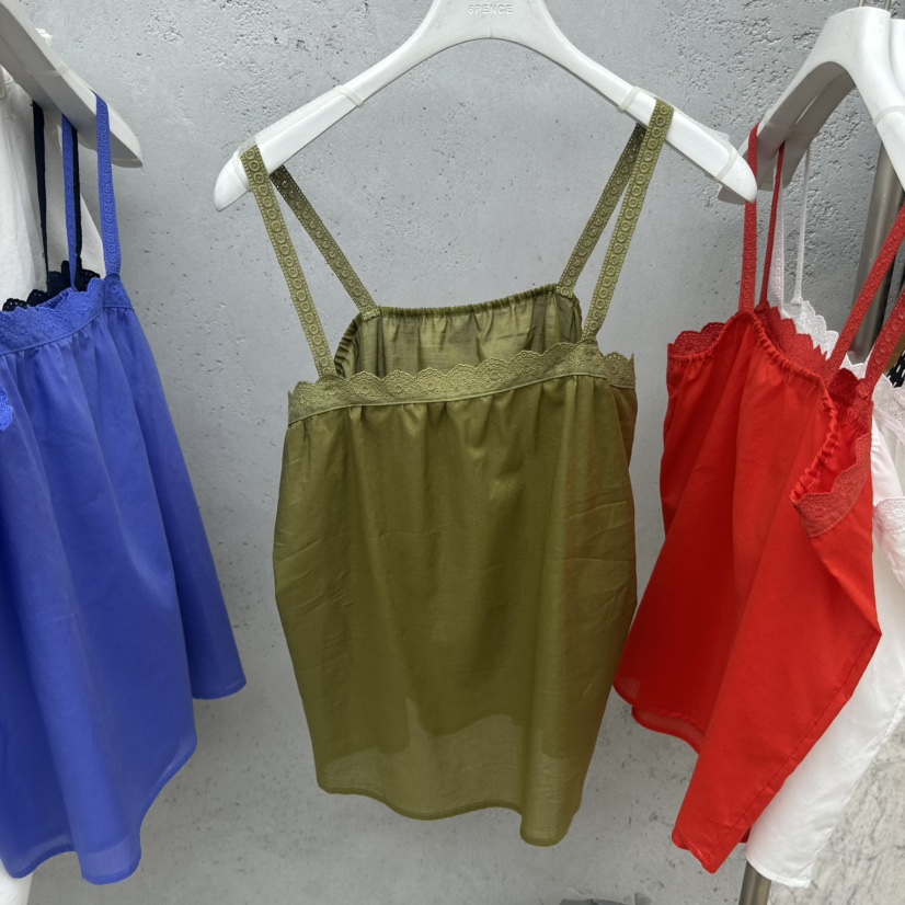 SIXTEEN韓國直郵女士新品休閑時尚推薦26春夏職業吊帶背心SIXTEEN吊帶/背心圖色2