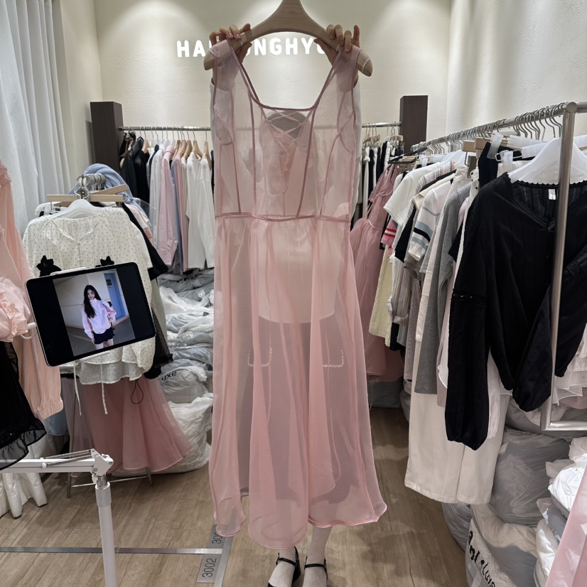 HANSUNGHYUN韓國東大門代購女裝新款職業時尚連衣裙V領緊身HANSUNGHYUN連衣裙圖色2