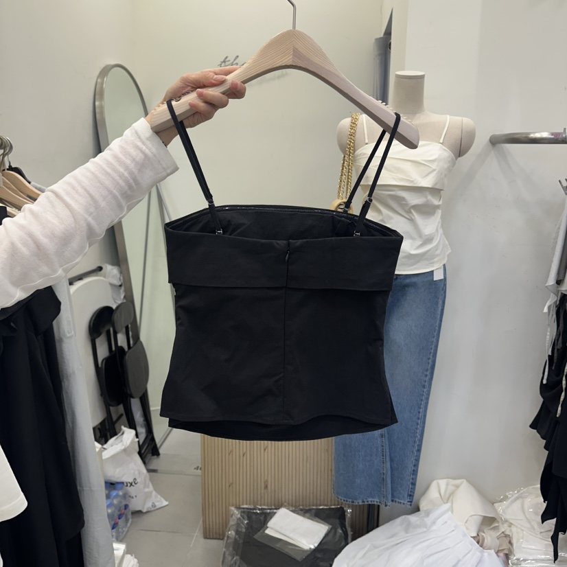 THE LOW韓國東大門代購女裝新品26春夏人氣吊帶背心棉質THE LOW吊帶/背心