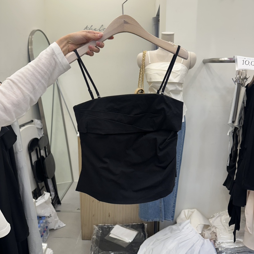 THE LOW韓國東大門代購女裝新品26春夏人氣吊帶背心棉質THE LOW吊帶/背心圖色2