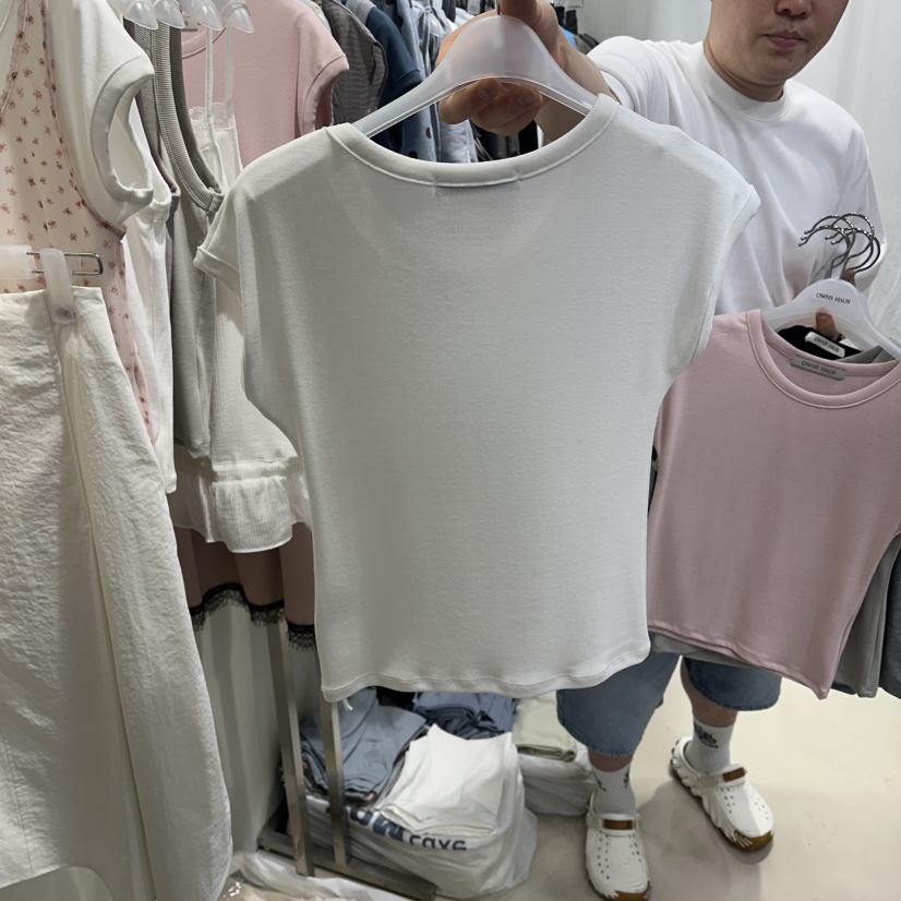 OWNS韓國直郵女士新款職業人氣休閑時尚推薦熱賣26春夏T恤OWNS HAUST恤