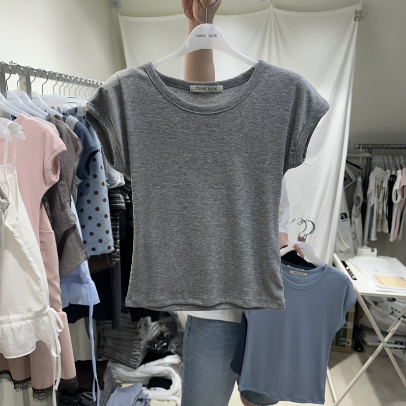 OWNS韓國直郵女士新款職業人氣休閑時尚推薦熱賣26春夏T恤OWNS HAUST恤圖色4