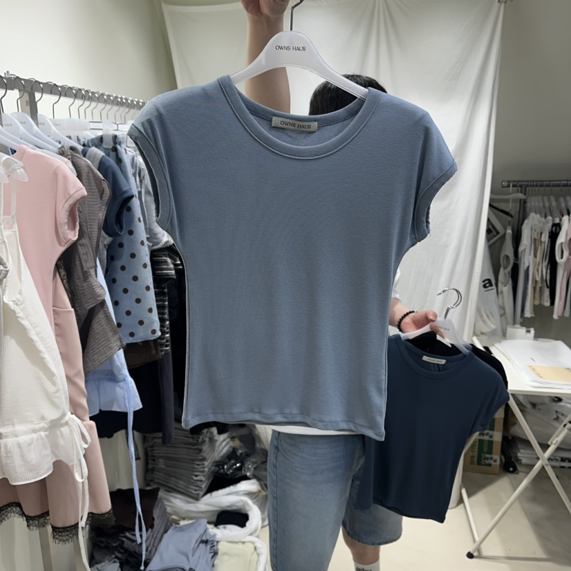 OWNS韓國直郵女士新款職業人氣休閑時尚推薦熱賣26春夏T恤OWNS HAUST恤圖色5