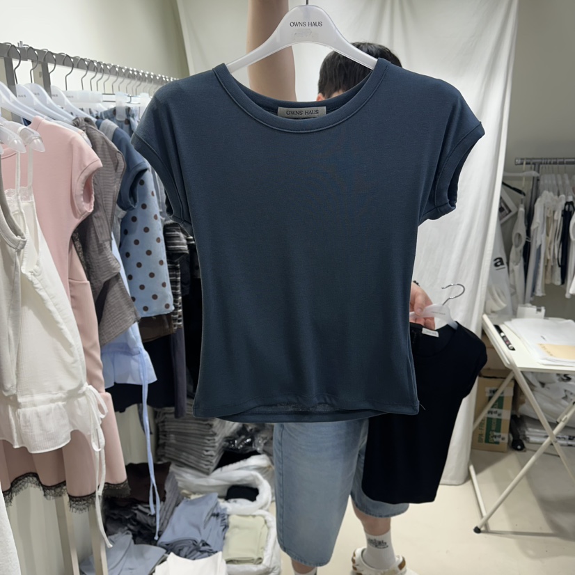 OWNS韓國直郵女士新款職業人氣休閑時尚推薦熱賣26春夏T恤OWNS HAUST恤圖色6