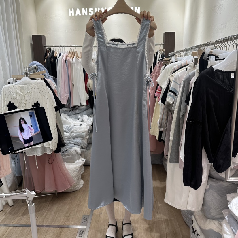 HANSUNGHYUN韓國東大門代購女裝新款26春夏時尚連衣裙蕾絲HANSUNGHYUN連衣裙圖色2