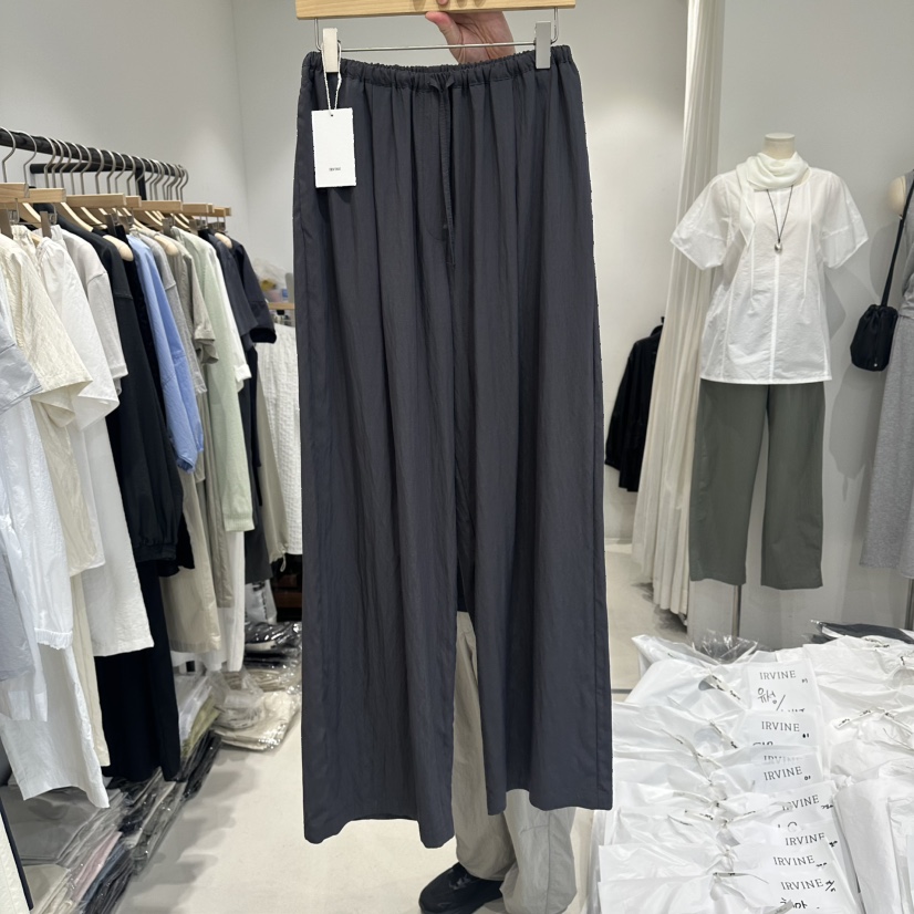 IRVINE韓國直郵實拍女裝新品26春夏人氣職業休閑時尚休閑褲IRVINE休閑褲圖色3