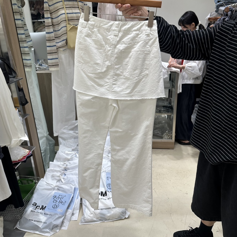 MELO韓國東大門代購女士新品26春夏職業人氣推薦裙褲假兩件MELO裙褲