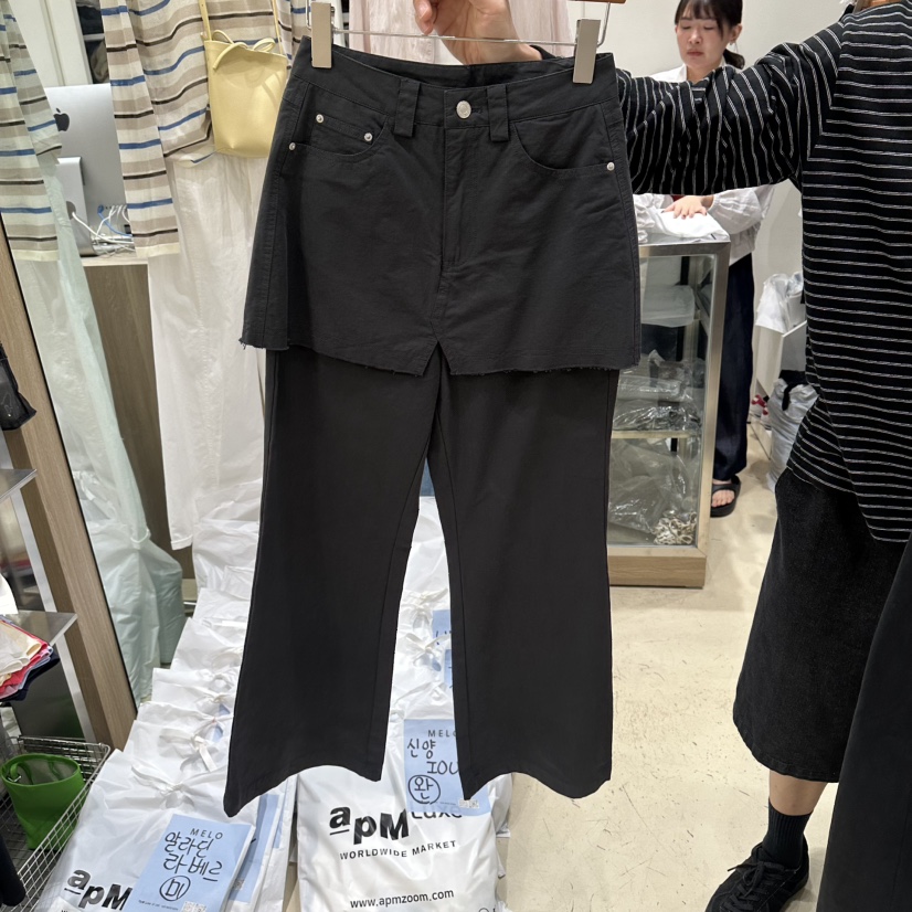 MELO韓國東大門代購女士新品26春夏職業人氣推薦裙褲假兩件MELO裙褲圖色3