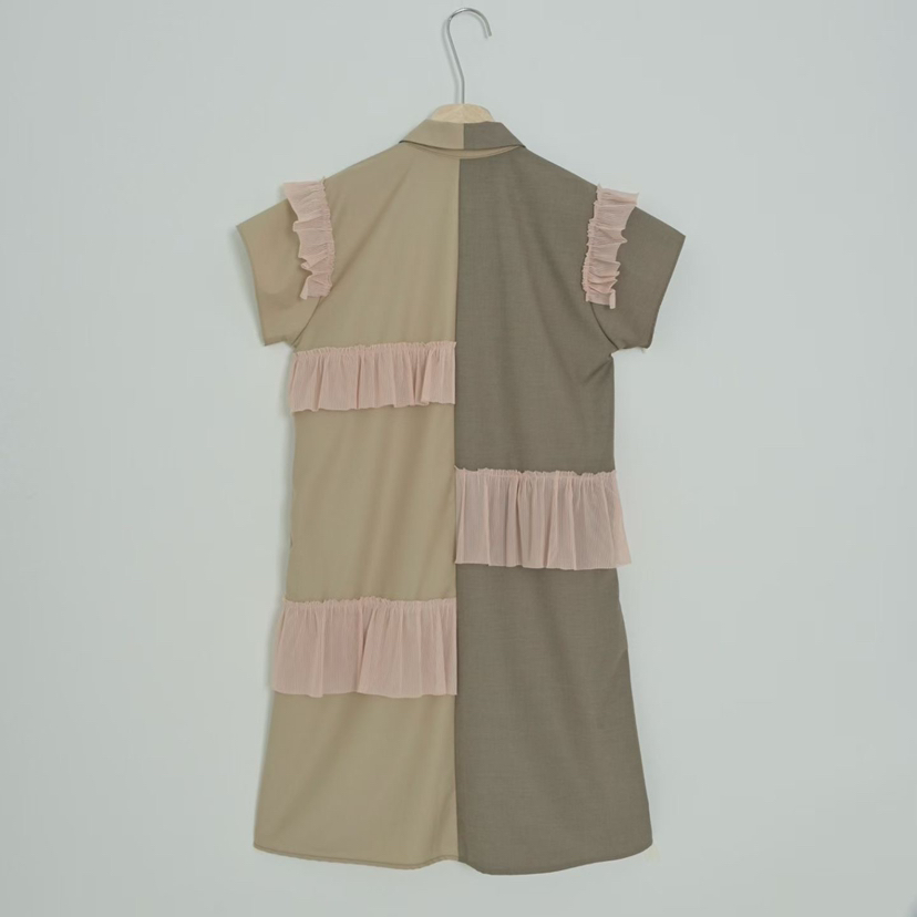 RUMBA韓國東大門代購女裝新品職業推薦時尚人氣連衣裙網狀RUMBA連衣裙