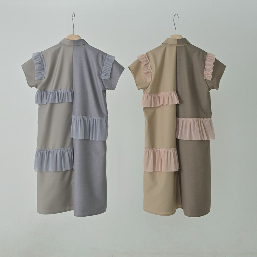 RUMBA韓國東大門代購女裝新品職業推薦時尚人氣連衣裙網狀RUMBA連衣裙