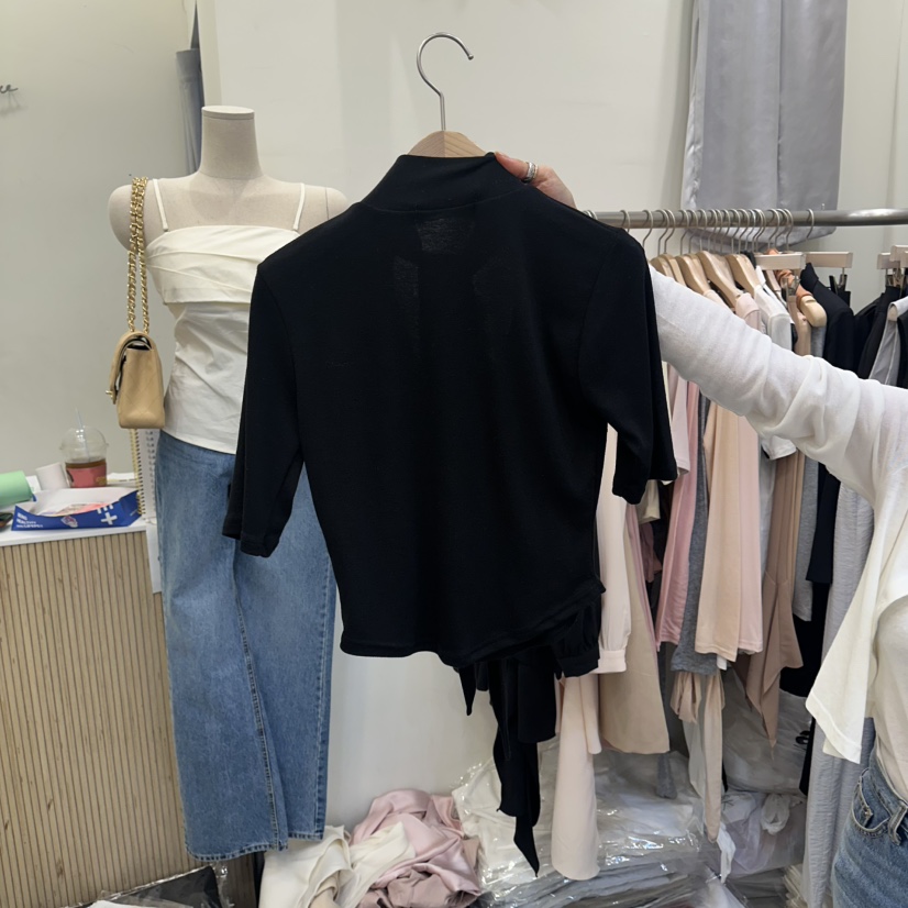 THE LOW韓國直郵實拍女士新款推薦26春夏襯衫蕾絲衫圍巾THE LOW襯衫/蕾絲衫