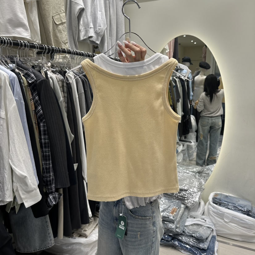 AT THE END韓國直郵女士新款人氣熱賣職業26春夏吊帶背心AT THE END吊帶/背心