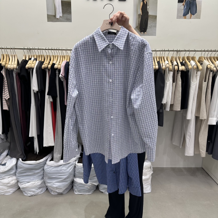 VIVEL韓國直郵女士新品26春夏休閑職業推薦時尚襯衫蕾絲衫VIVEL襯衫/蕾絲衫圖色2