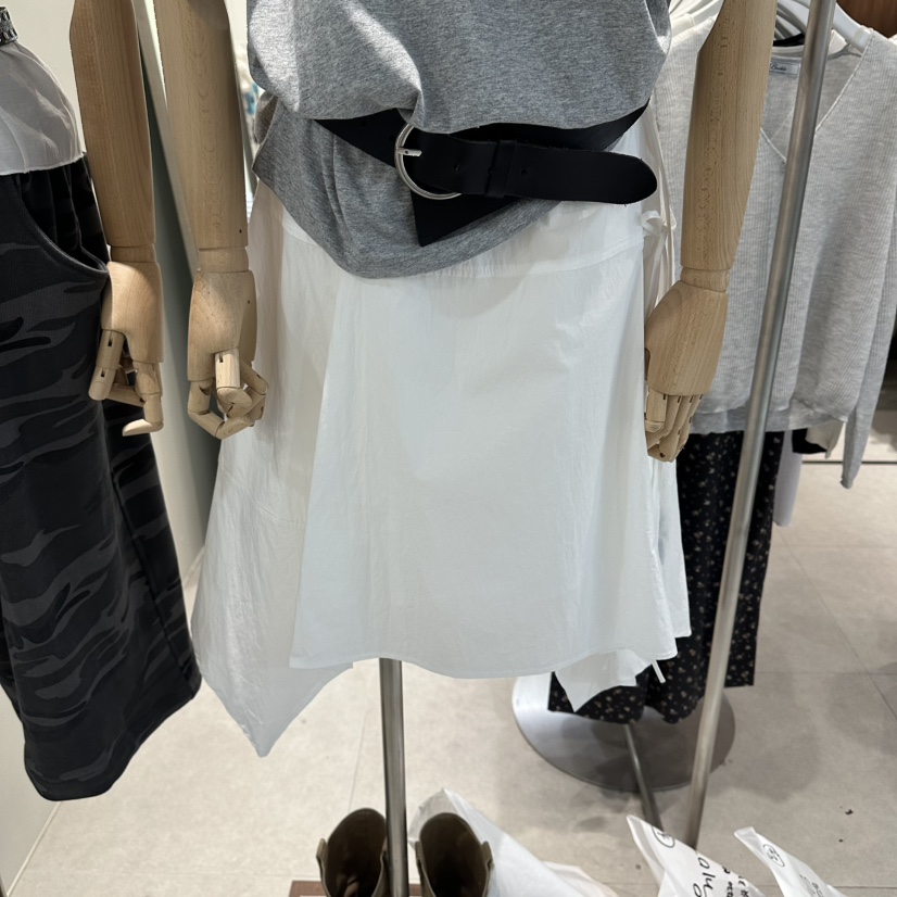 BUCKLE韓國代購女裝新品職業人氣推薦半身裙中短裙不對稱BUCKLE半身裙/中短裙