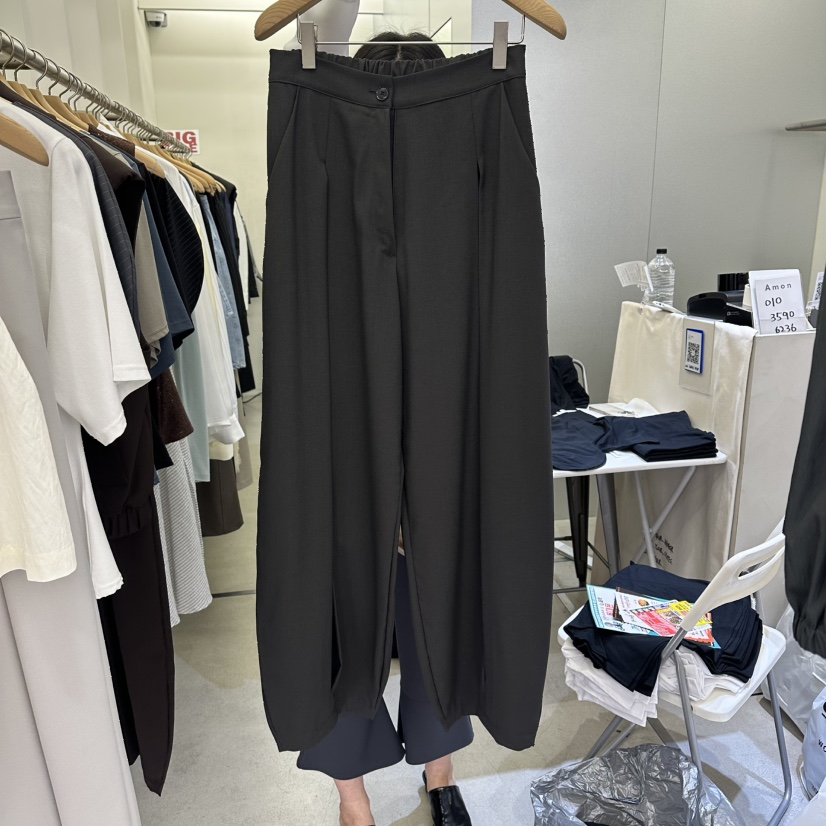 AMON韓國東大門代購女士新品休閑人氣時尚熱賣推薦休閑褲AMON休閑褲圖色2墨色