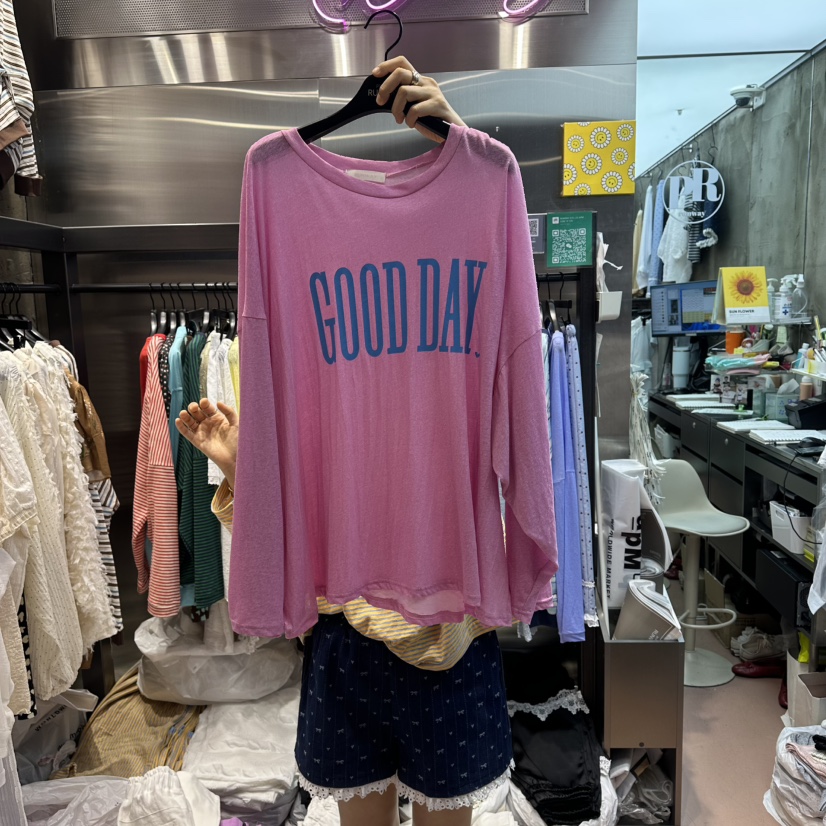 RUNWAY-런웨이韓國直郵實拍女裝新品推薦人氣26春夏長袖T恤RUNWAY長袖T恤圖色3