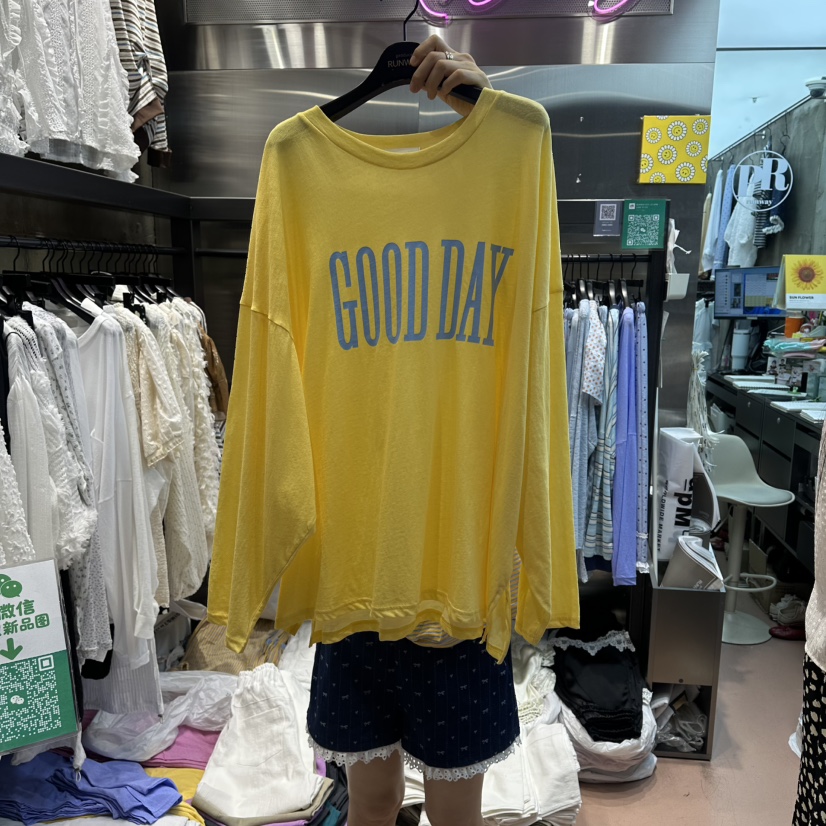 RUNWAY-런웨이韓國直郵實拍女裝新品推薦人氣26春夏長袖T恤RUNWAY長袖T恤圖色4