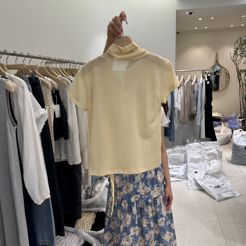 GRACIA韓國直郵女士新品人氣熱賣職業26春夏套裝含圍巾透明GRACIA套裝