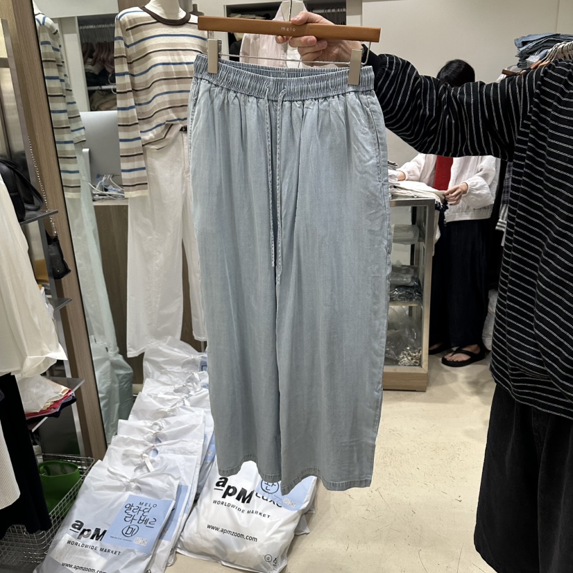 MELO韓國直郵實拍女裝新品推薦休閑熱賣26春夏職業休閑褲MELO休閑褲圖色1