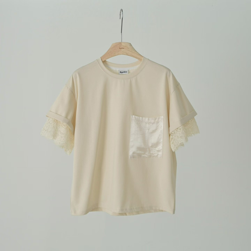RUMBA韓國東大門直郵女裝新款推薦人氣職業26春夏T恤口袋RUMBAT恤圖色1