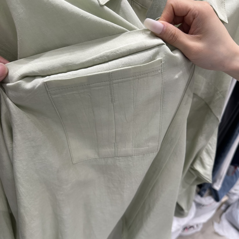 AT THE END韓國東大門直郵女裝新品26春夏職業襯衫蕾絲衫AT THE END襯衫/蕾絲衫