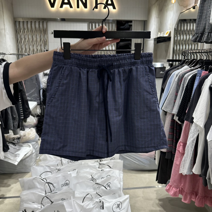 VANTA韓國東大門代購女士新款時尚26春夏推薦人氣休閑短褲VANTA短褲圖色1