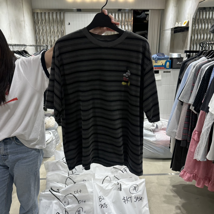 VANTA韓國直郵實拍女裝新款職業時尚人氣推薦26春夏T恤復古VANTAT恤圖色5