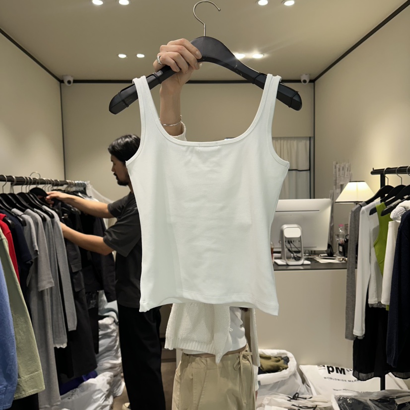 RE STOCK韓國代購女裝新款26春夏職業推薦休閑人氣吊帶背心RE STOCK吊帶/背心