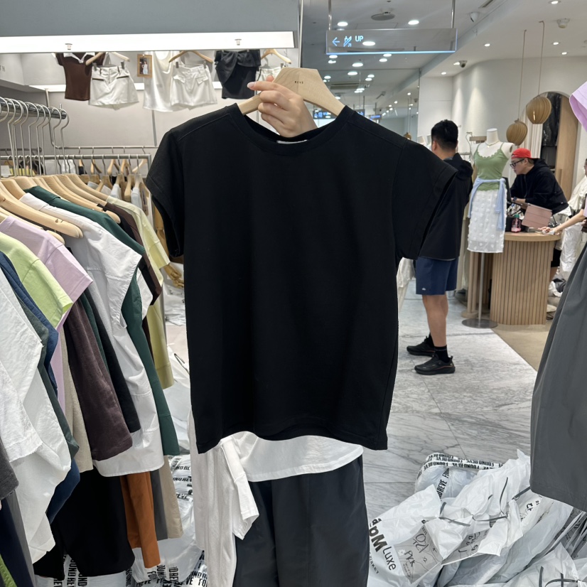 REVE-L韓國直郵女裝新款人氣職業熱賣推薦休閑時尚26春夏T恤REVE-LT恤圖色4