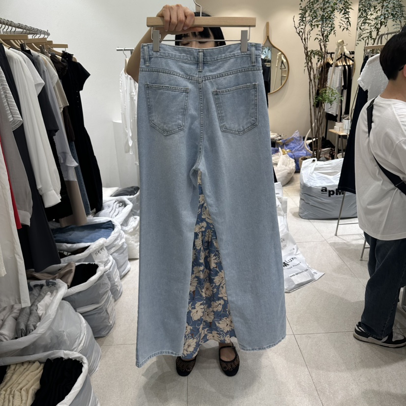 GRACIA韓國直郵女士新品熱賣人氣休閑時尚26春夏職業牛仔褲GRACIA牛仔褲