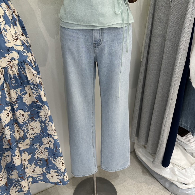 GRACIA韓國直郵女士新品熱賣人氣休閑時尚26春夏職業牛仔褲GRACIA牛仔褲