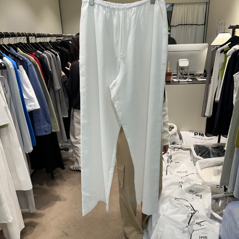 RE STOCK韓國東大門直郵女士新款休閑職業熱賣推薦休閑褲RE STOCK休閑褲圖色1