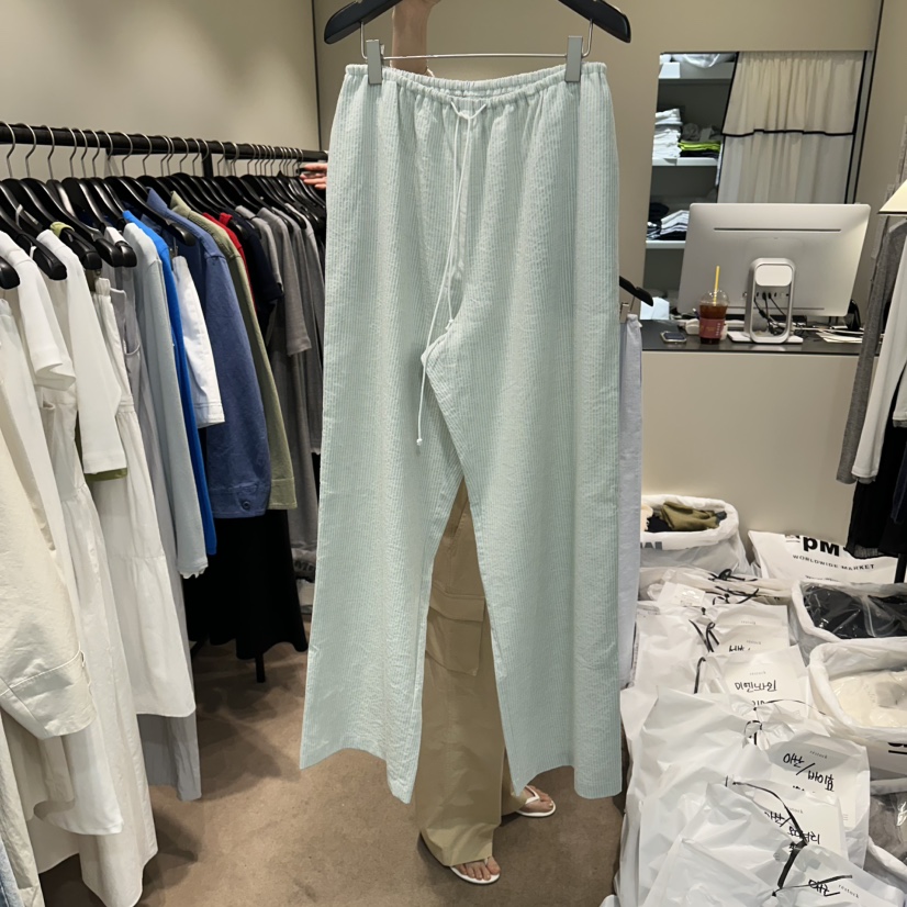 RE STOCK韓國東大門直郵女士新款休閑職業熱賣推薦休閑褲RE STOCK休閑褲圖色3