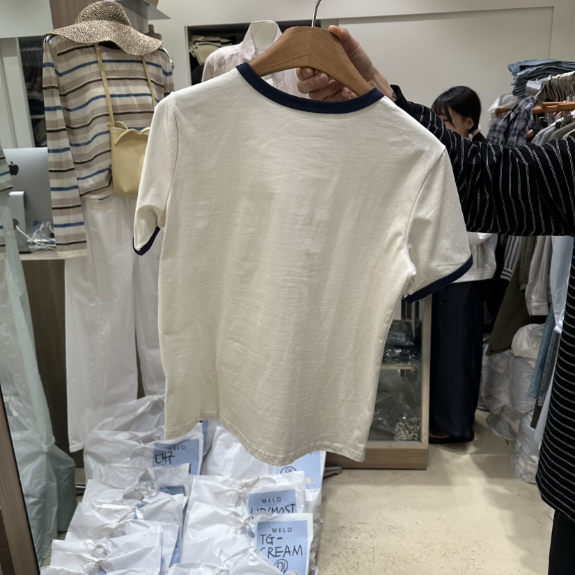 MELO韓國代購女裝新品26春夏人氣職業休閑熱賣時尚推薦T恤MELOT恤