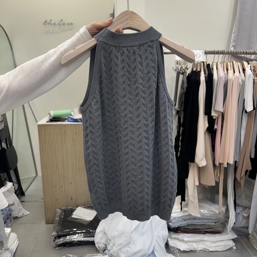 THE LOW韓國代購女裝新款職業時尚熱賣人氣26春夏吊帶背心THE LOW吊帶/背心