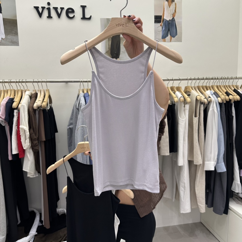 VIVEL韓國直郵實拍女士新款人氣熱賣26春夏推薦休閑吊帶背心VIVEL吊帶/背心圖色2