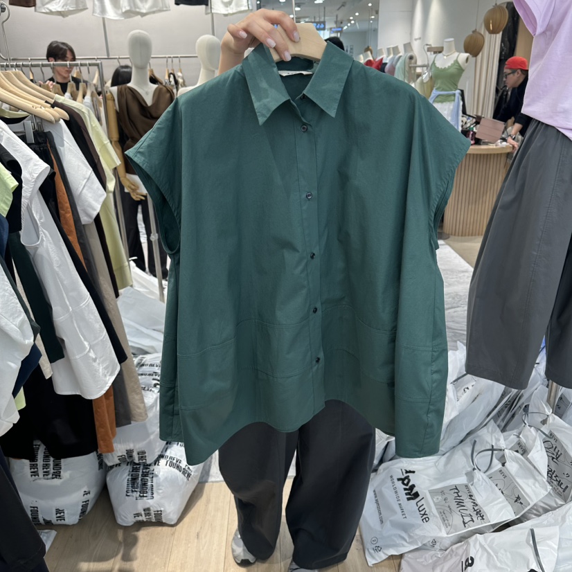 REVE-L韓國東大門直郵女士新品休閑人氣26春夏襯衫蕾絲衫REVE-L襯衫/蕾絲衫圖色2