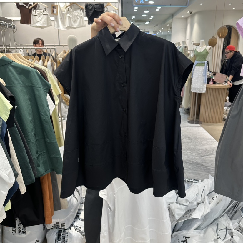 REVE-L韓國東大門直郵女士新品休閑人氣26春夏襯衫蕾絲衫REVE-L襯衫/蕾絲衫圖色3