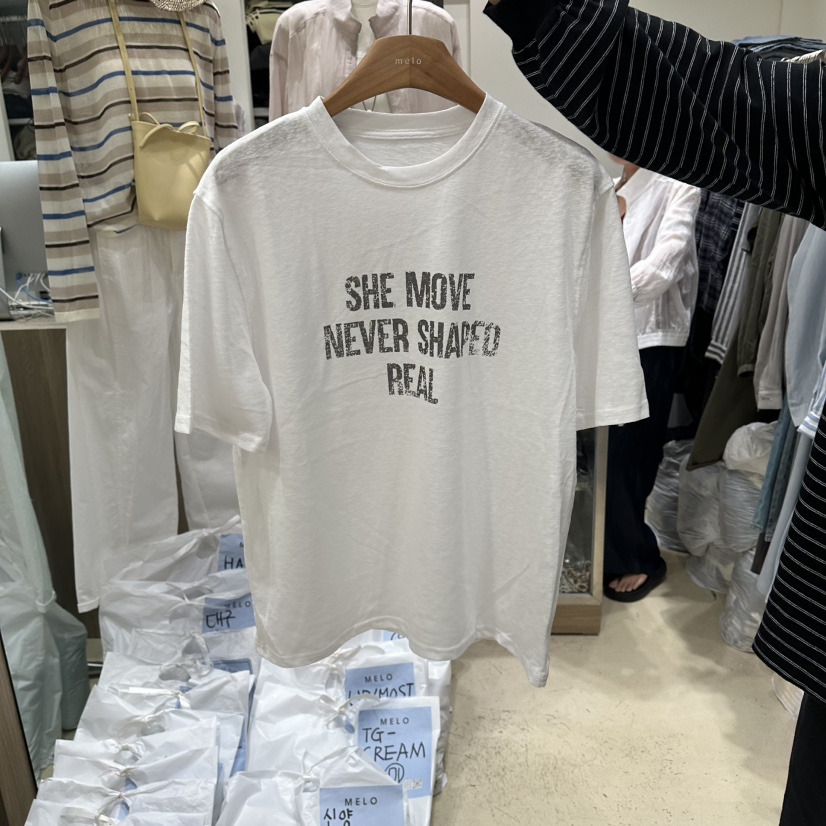 MELO韓國東大門代購女裝新品熱賣時尚推薦人氣26春夏休閑T恤MELOT恤圖色1